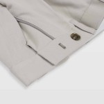 Quần Âu Công Sở Lưng Co Giãn Cao Cấp Smart Pant Màu Apricot, Quần Tây Co Giãn Màu Ghi