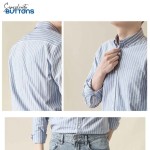 Sơ Mi Công Sở Kẻ Sọc Stripeed Cotton Màu Sọc Xanh SM_STRIPPED_004_Blue